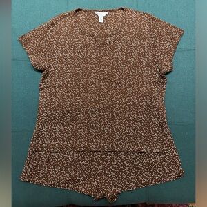 EUC Charter Club Shorts Pajama Set XL